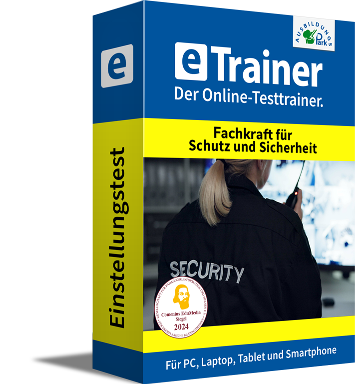 Einstellungstest Fachkraft für Schutz und Sicherheit