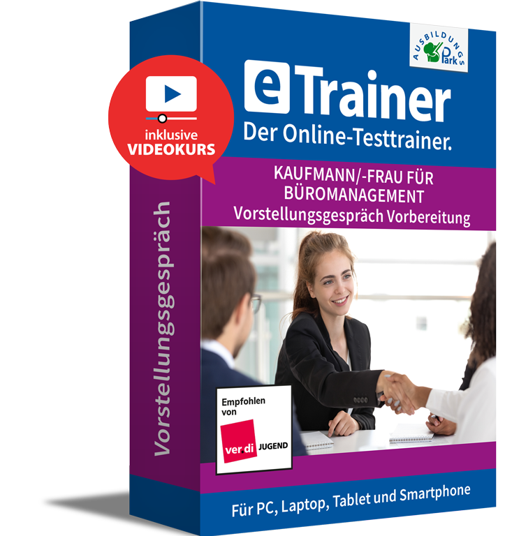 Einstellungstest Kaufmann/-frau für Büromanagement Vorstellungsgespräch und Assessment Center Vorbereitung